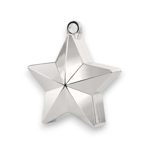 Picture of FOIL BALLOON WEIGHT STAR SILVER 175G